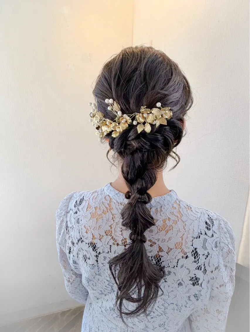 ヘアアレンジ ヘアセット hair make もりした ゆうのヘアスタイル