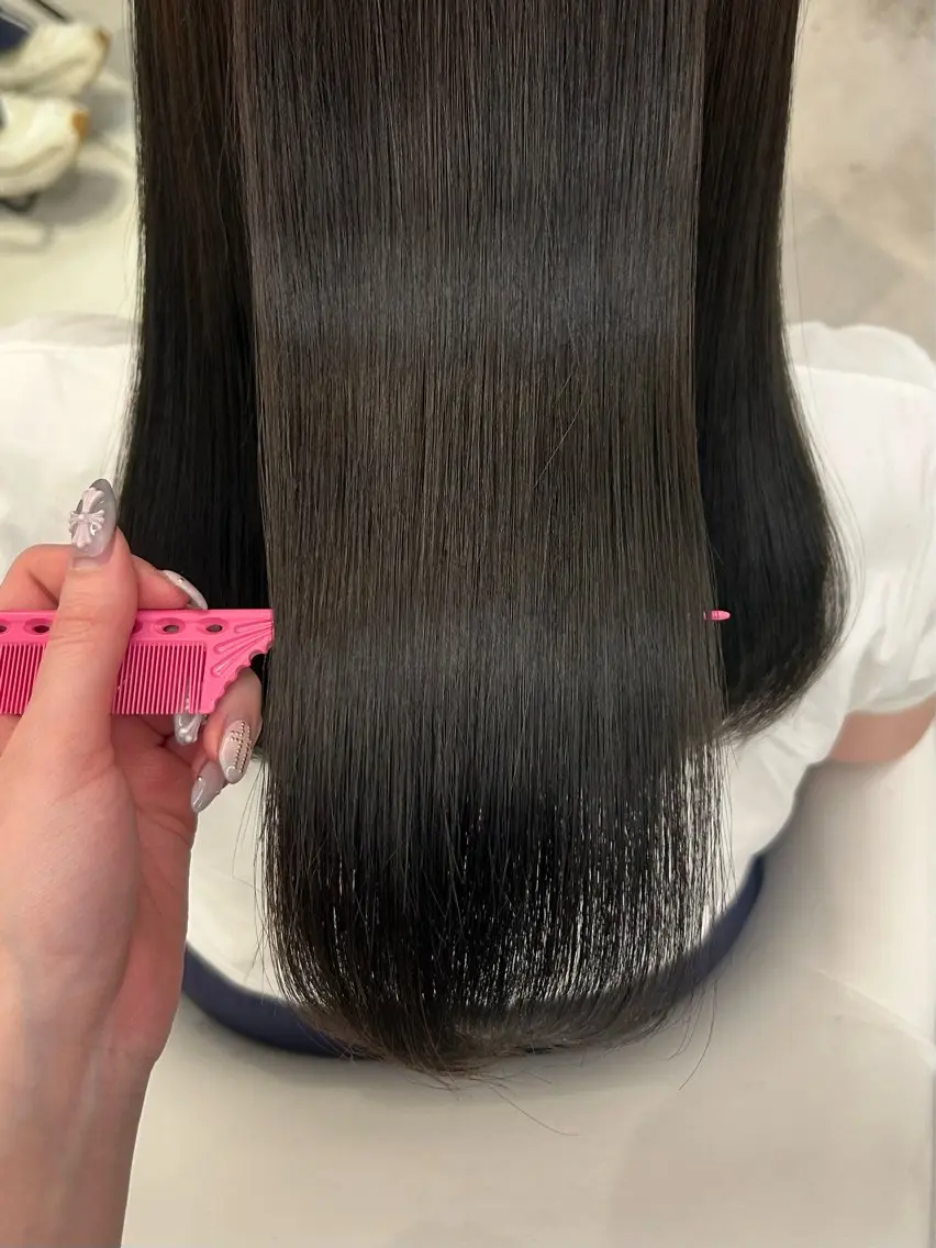 カラー 透明感カラー オリーブカラー ヘアカラー トリートメント juve.大分/ 秋月ひとはのヘアスタイル