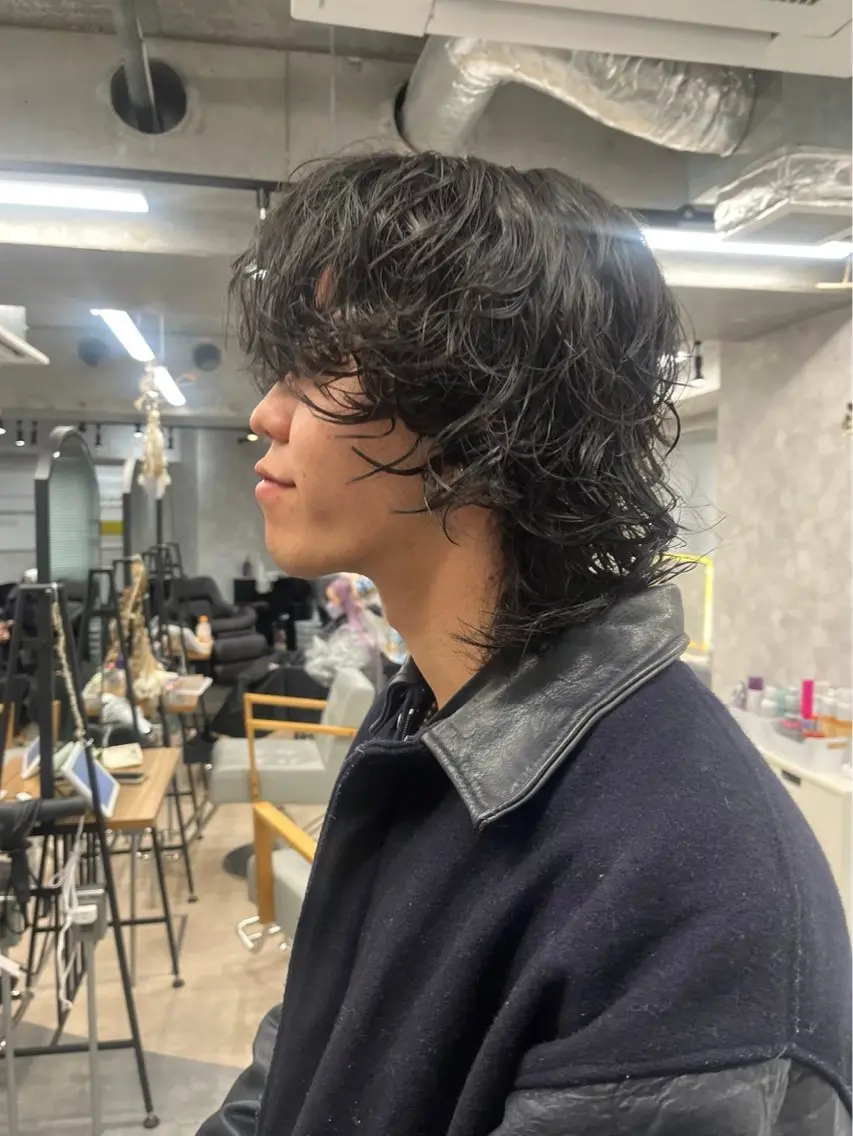 ミディアム カラー パーマ カット パーマ トリートメント 透明感カラー/ ブリーチ/💓パタオのヘアスタイル