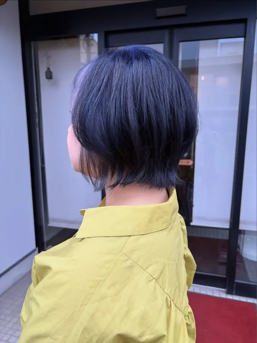 ショート ミストバング 河口 友里のヘアスタイル