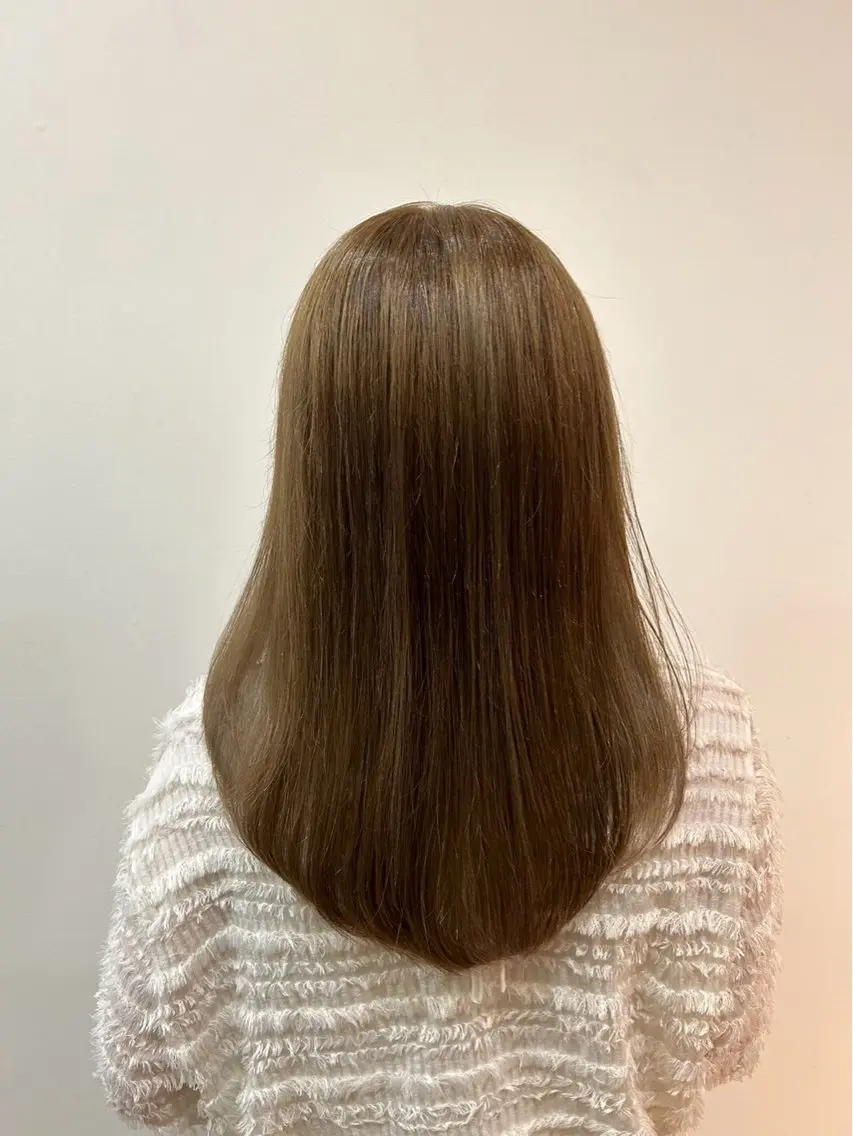ロング 縮毛矯正 中尾 彪聖のヘアスタイル