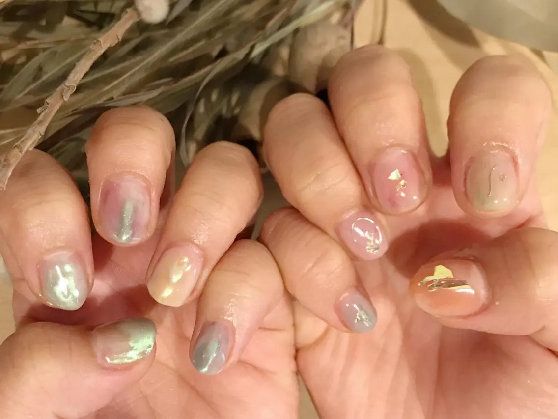 ネイル ハンドネイル フットネイル rebon＊ natsukiのネイルデザイン