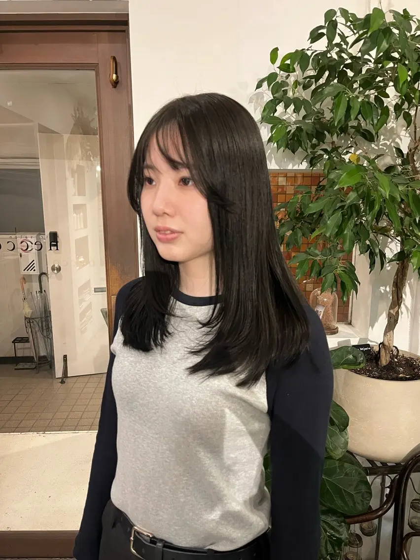 ロング 高原 優のヘアスタイル
