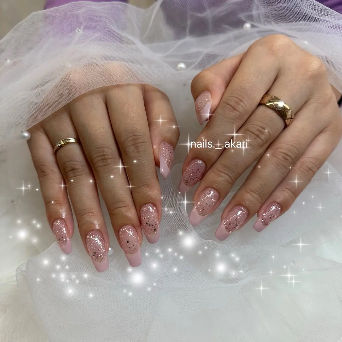 ネイル ハンドネイル akari🎀 naill｜堺筋本町のネイルデザイン
