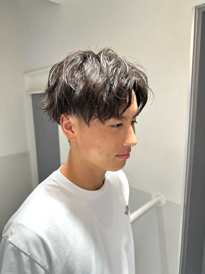 ショート パーマ メンズ カット パーマ SALOWIN大宮 /KYOHEI✂️のヘアスタイル