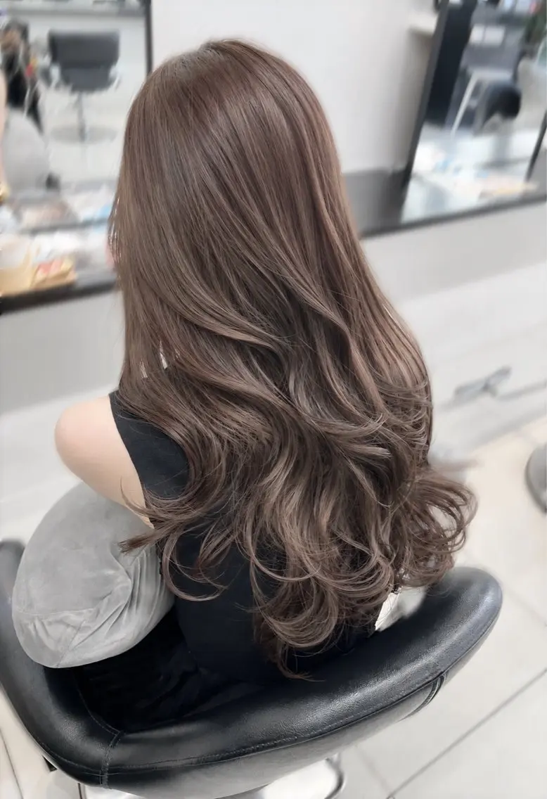 ロング カラー ヘアカラー ブリーチなしWカラー /アレンジ/ユウミのヘアスタイル