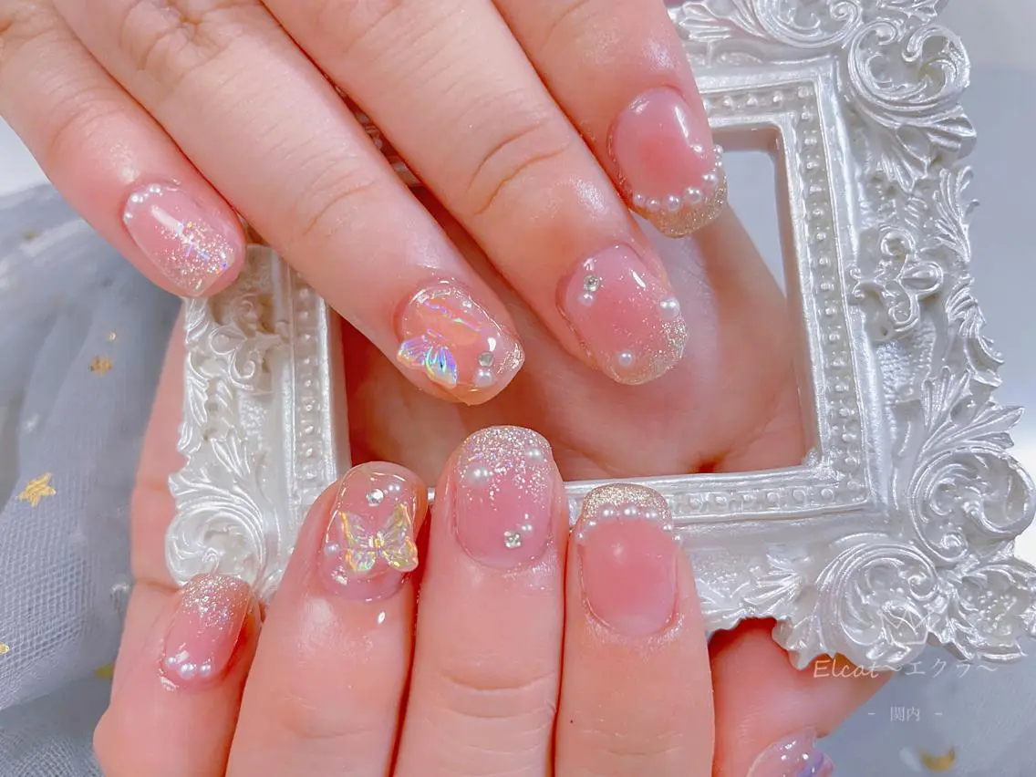 ネイル ハンドネイル ハンドケア ネイルサロンエクラ 🫧Shizukaのネイルデザイン