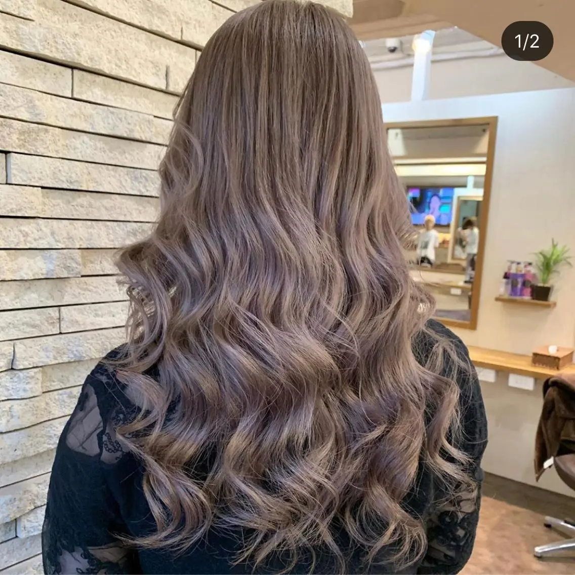 セミロング カラー アッシュ ミルクティーアッシュ ヘアカラー JIL BLAN千葉 代表 Toshikiのヘアスタイル