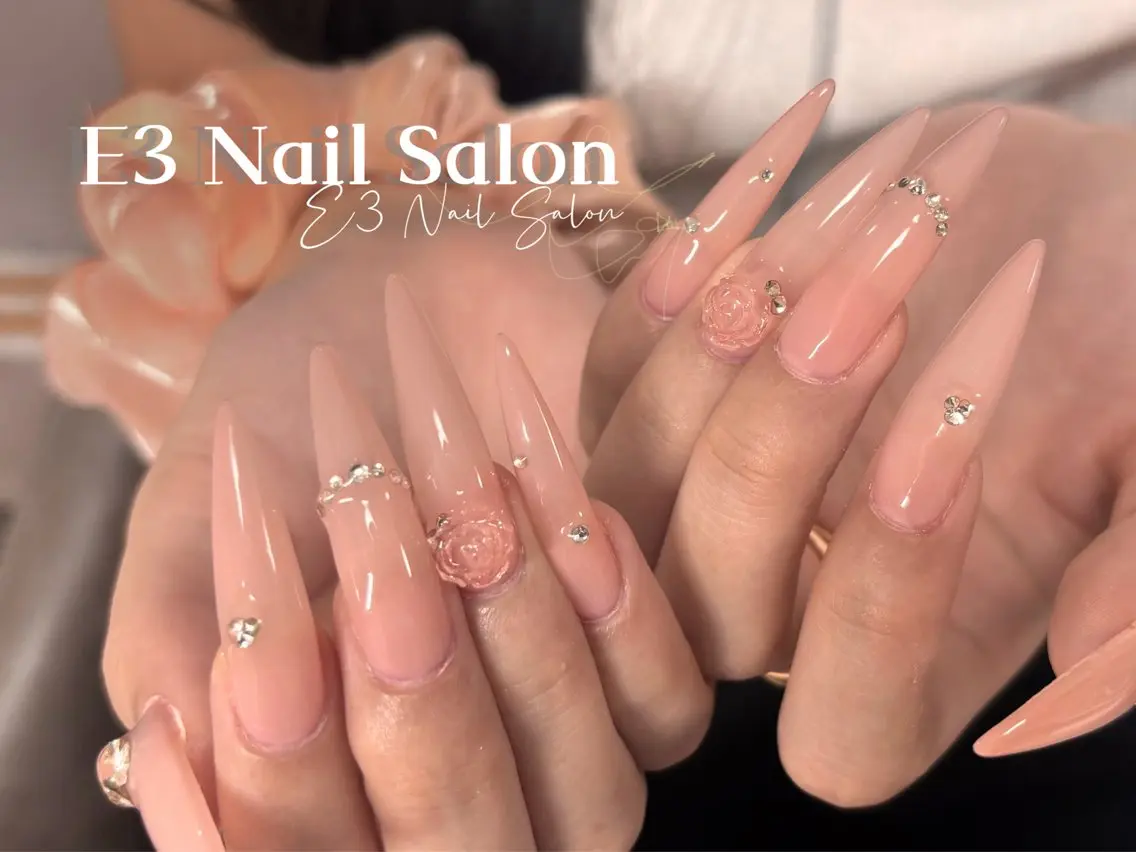 ネイル アニマル柄 オーロラネイル べっ甲ネイル ボルドー ブラウン ハンドネイル E3 Nail Salonのネイルデザイン