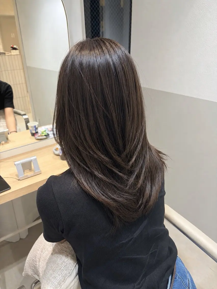セミロング カット ヘアカラー ヘッドスパ 髪質改善✨ショート /オグ✂️/のヘアスタイル