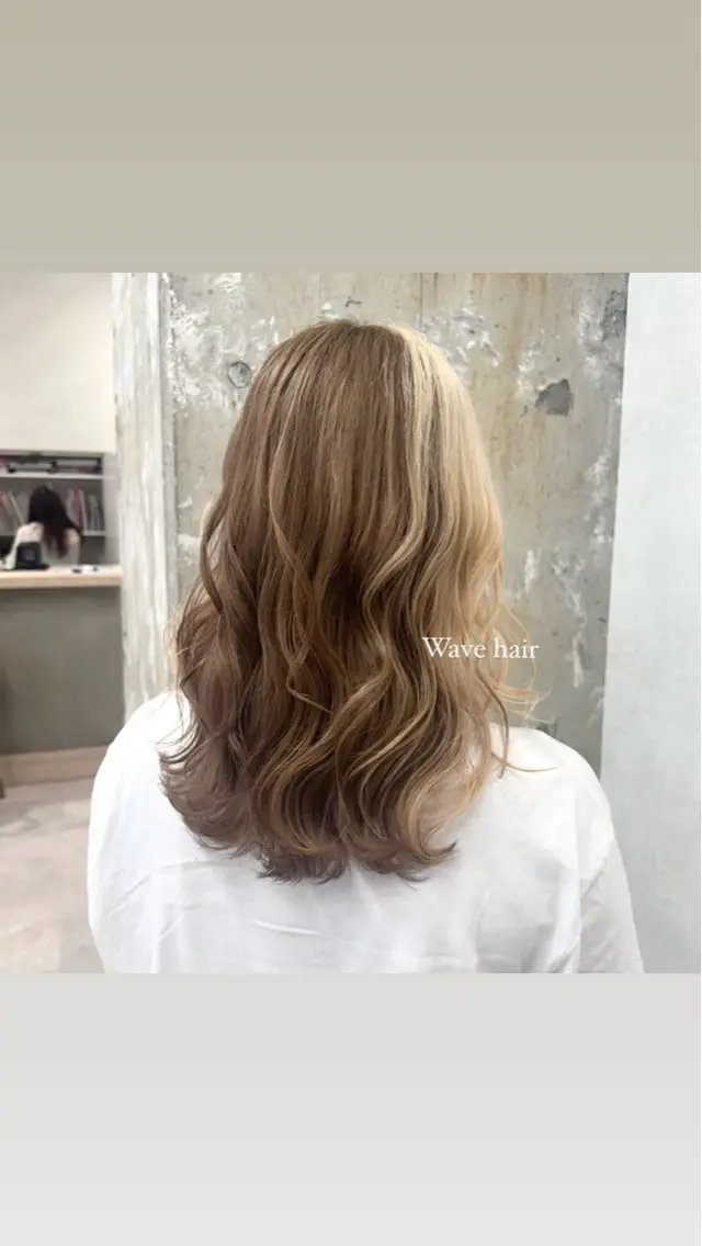 セミロング カラー nanami ¦髪質改善¦ブリーチのヘアスタイル