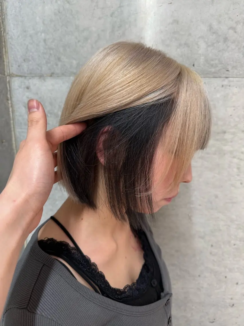ショート カラー ヘアカラー shion 透明感カラーのヘアスタイル