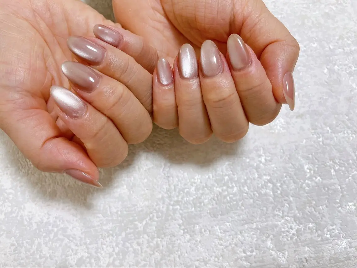 ネイル オーロラネイル フットネイル フレンチネイル ジェルネイル 韓国ネイル ハンドネイル mogunail &blowのネイルデザイン