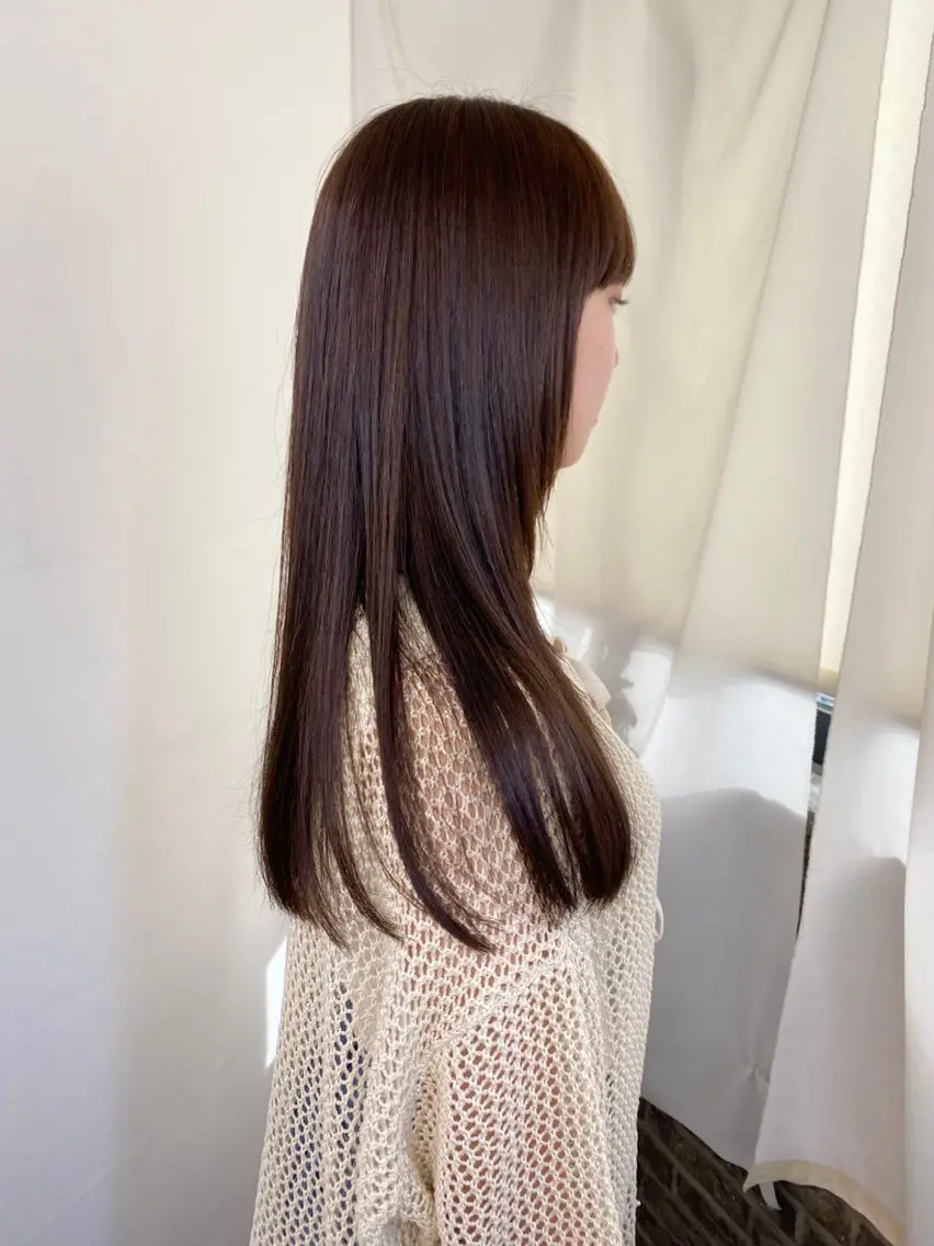 カラー 🎀モモ🎀 上品 白髪ぼかしハイライトのヘアスタイル