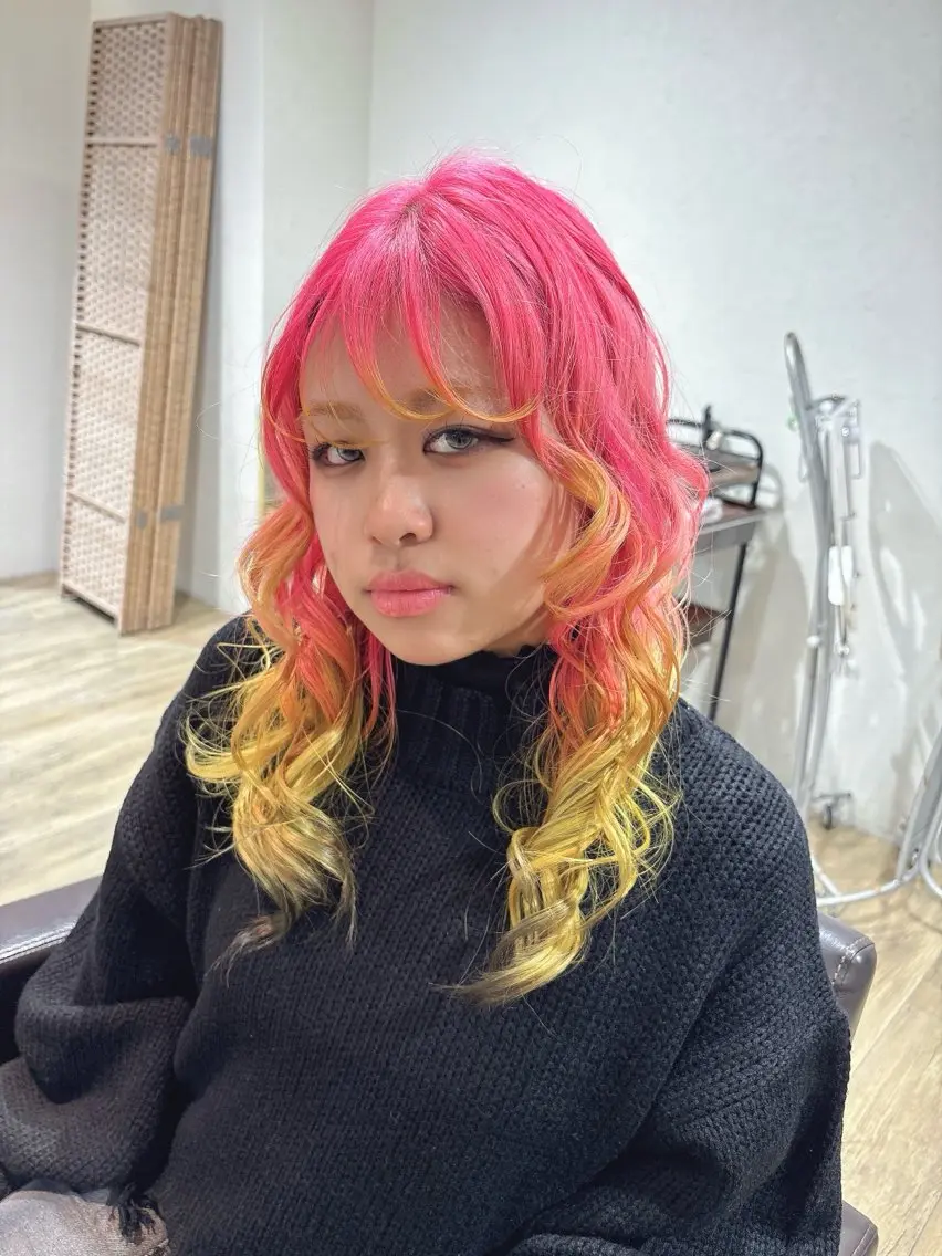 ロング 髪質改善 トリートメント 前田 菜奈子のヘアスタイル