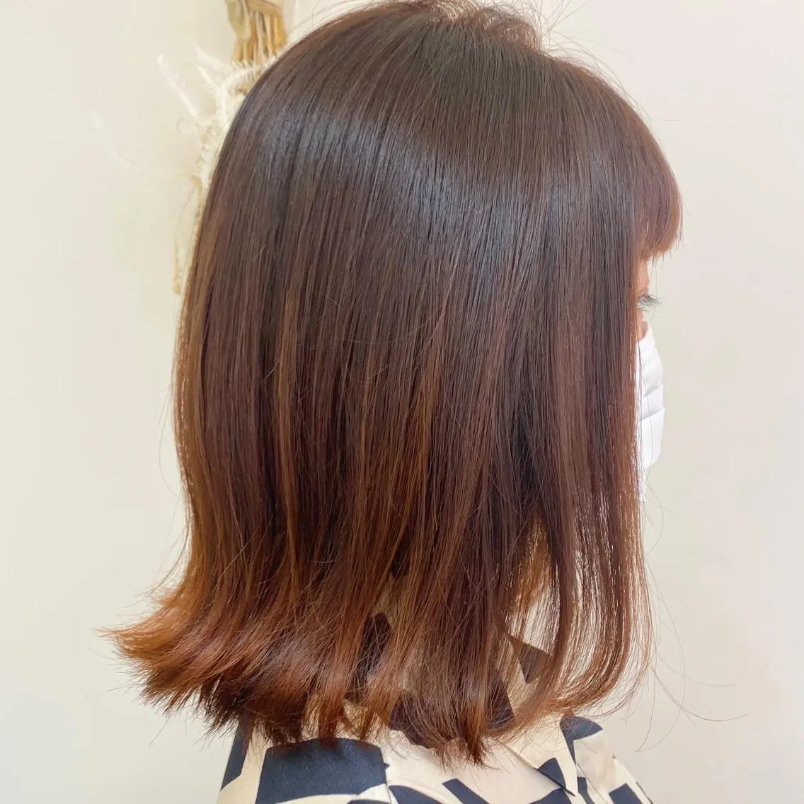 ミディアム カラー 【髪質改善】 梅田　聡のヘアスタイル
