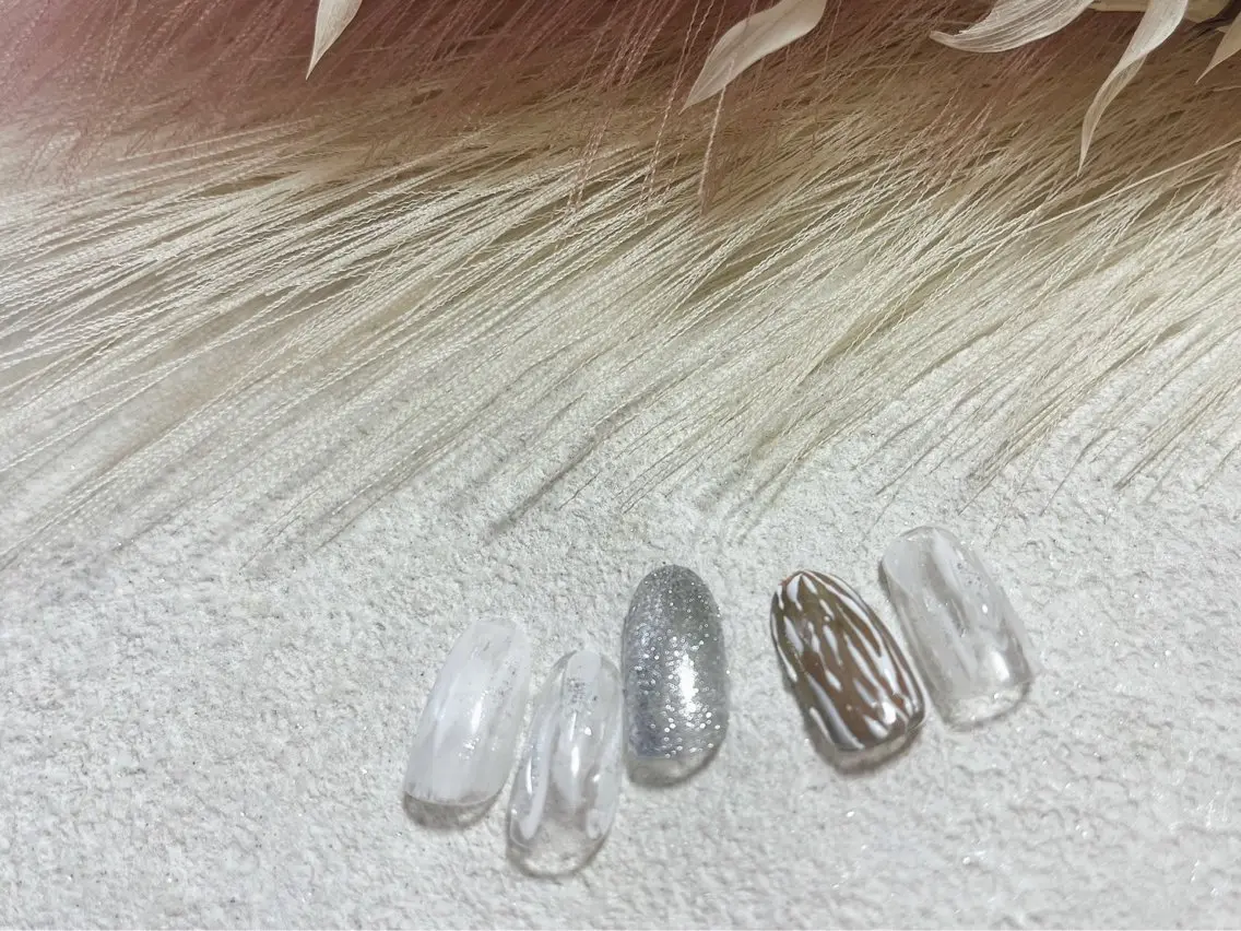 ネイル ジェルネイル メンズネイル パラジェル 春ネイル 夏ネイル ハンドネイル kiki nail &brow二子玉川のネイルデザイン