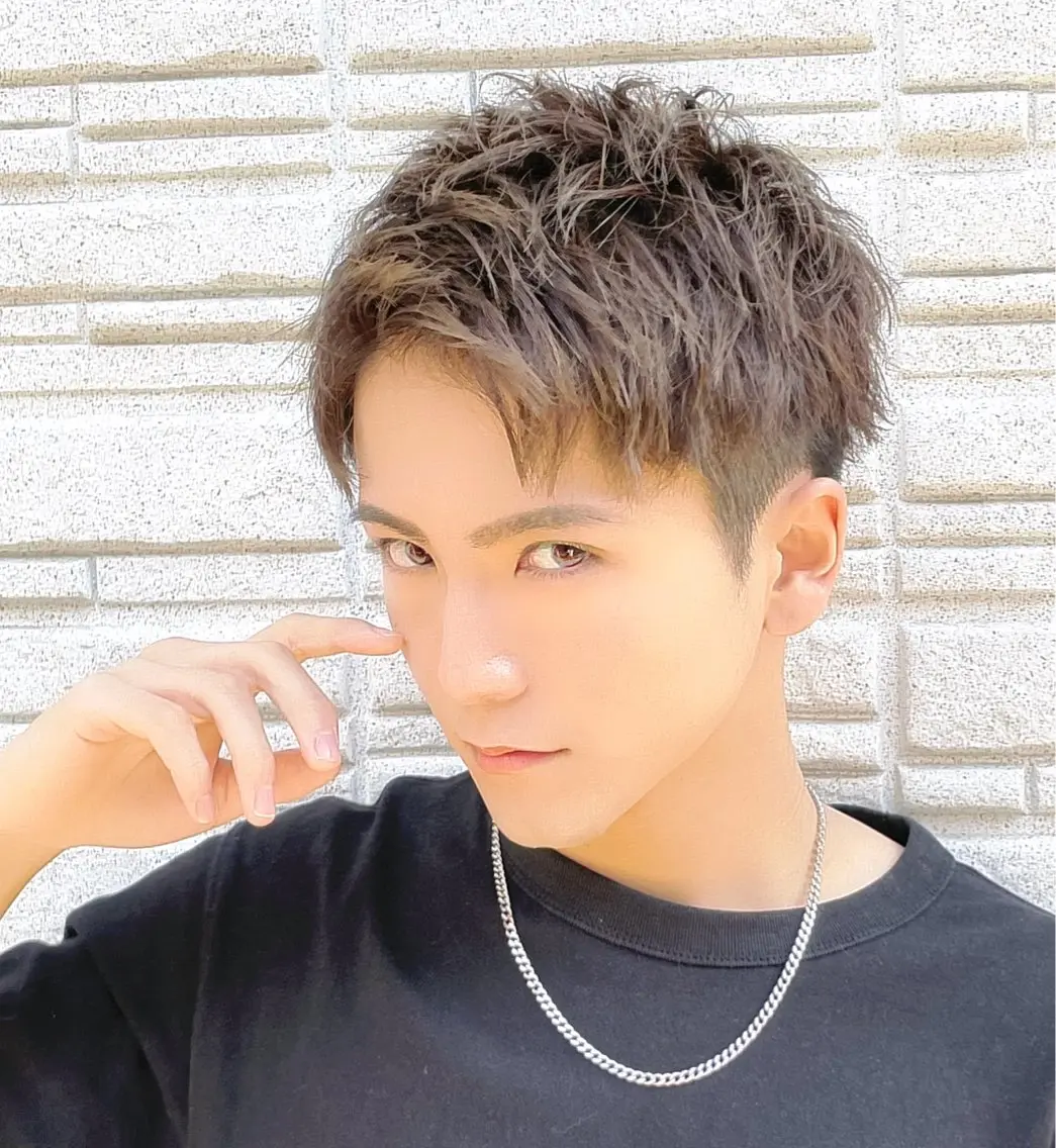 【今だけメンズ当日、ミニモ限定⭐︎】お悩み解消匠ラウンドカット×ニュアンスパーマ✂️の写真