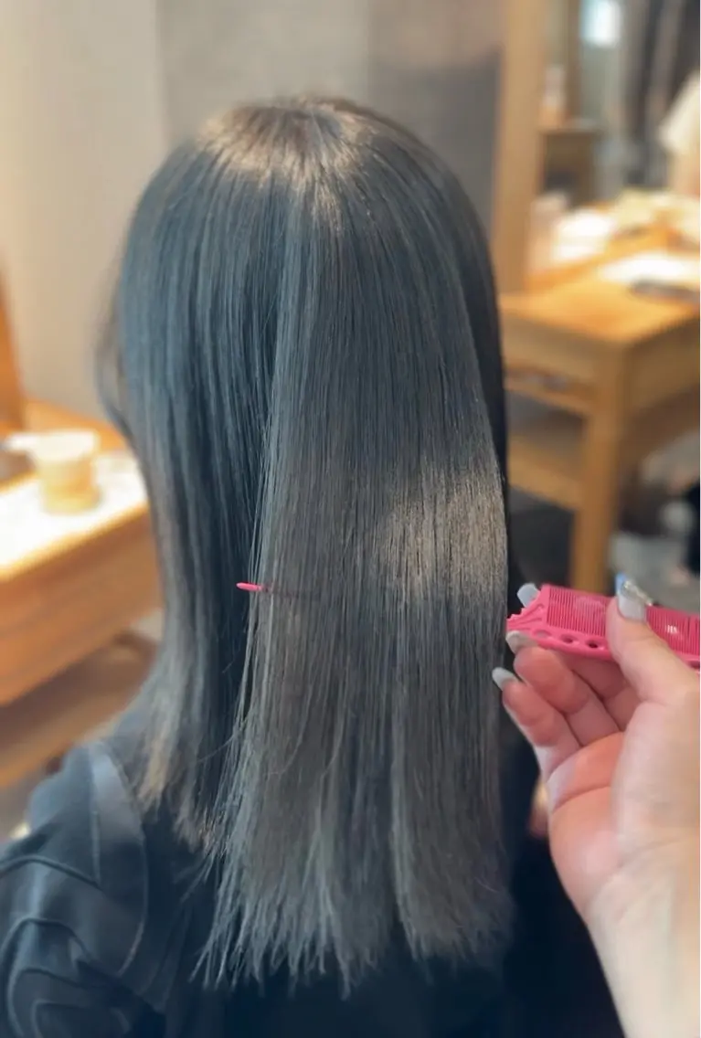 セミロング カラー カット ヘアカラー 乃空/★縮毛矯正✩* /うる艶(.⩊<)☆のヘアスタイル