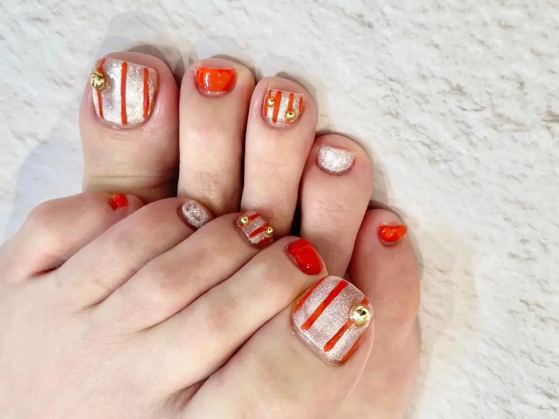 ネイル フットネイル ROCCO nailのネイルデザイン