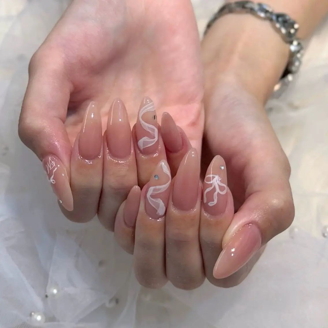 オフあり🪄𝜗𝜚シンプルネイル୨୧¥8,100​〜​(パラジェル使用)の写真
