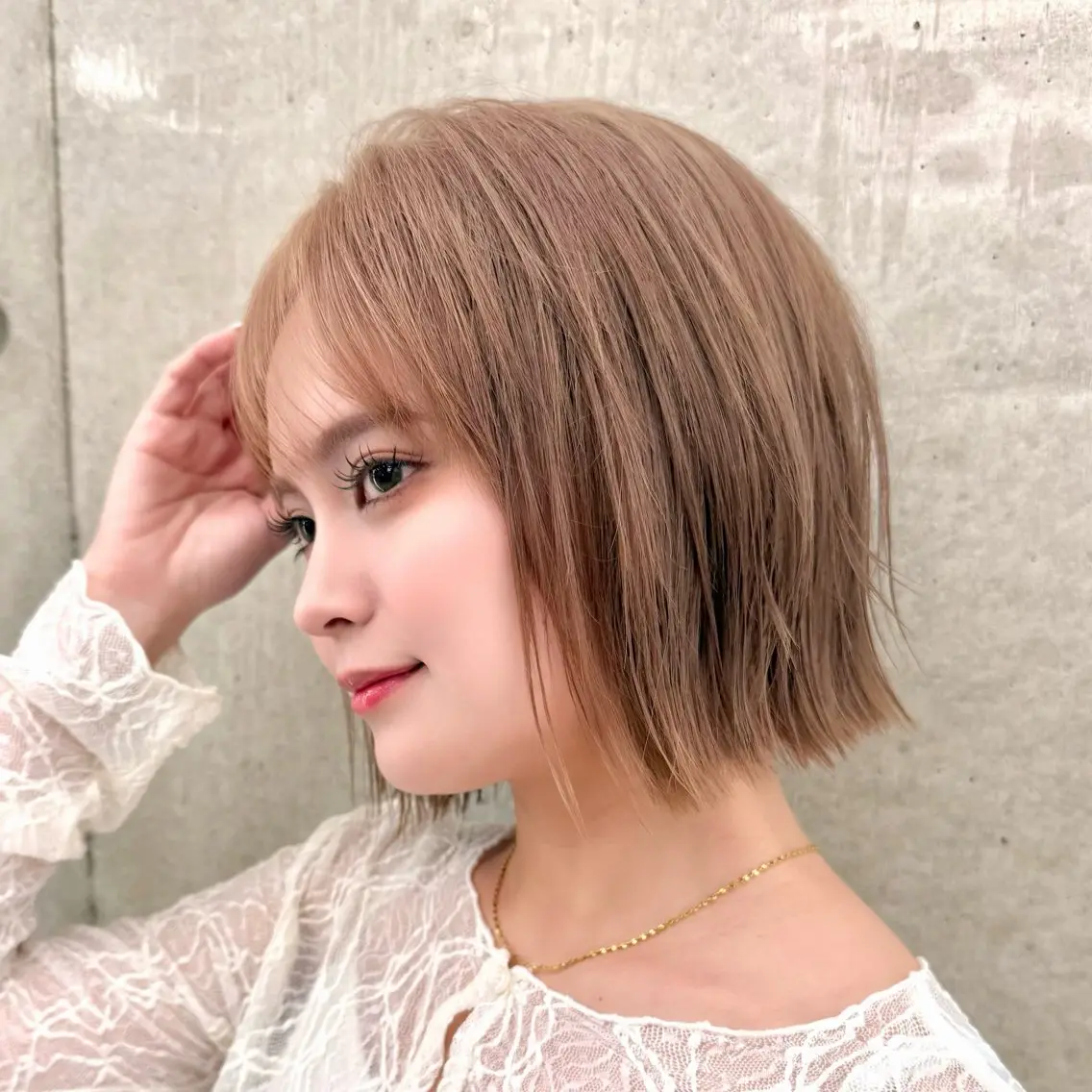 ミディアム 似合わせボブ🌟 髪質改善🎀村松優斗のヘアスタイル