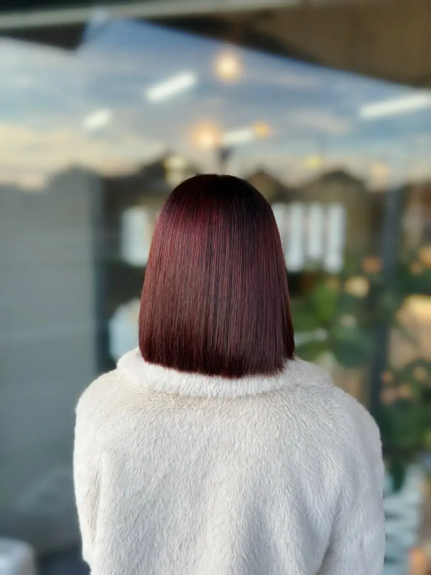 ミディアム ヘアカラー arika ninaのヘアスタイル