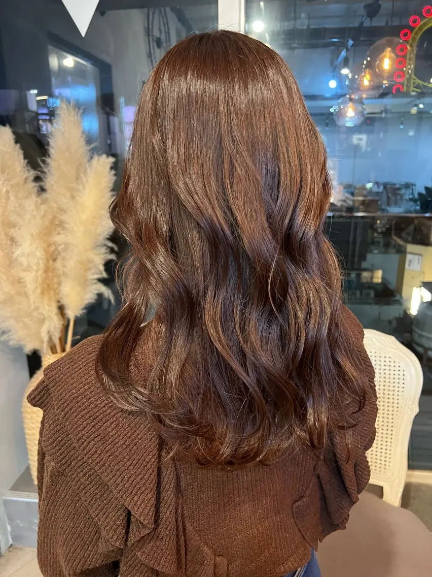 ロング カラー ベージュカラー ブリーチ ケアブリーチ デザインカラー ダブルカラー 艶髪✨/似合わせ✨/ pool難波/直紀のヘアスタイル