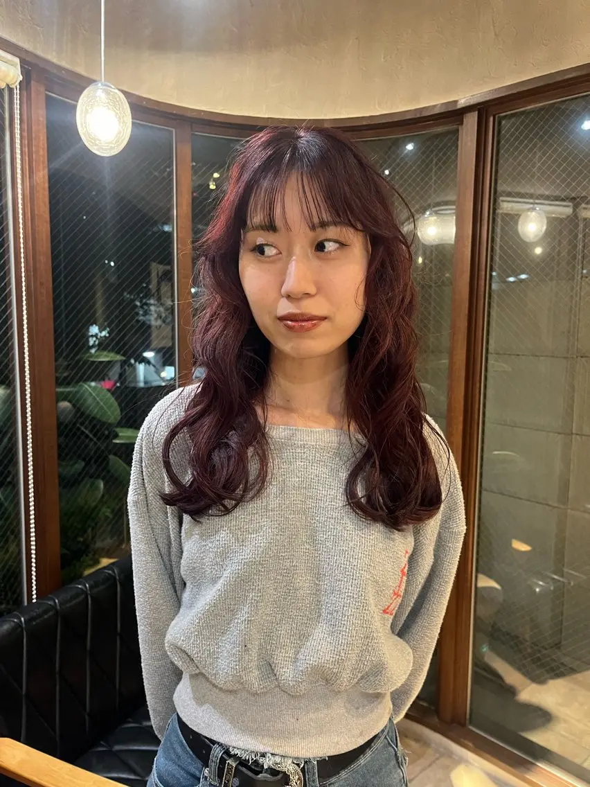 ロング パーマ 似合わせカラー🪩 SAYA 👗のヘアスタイル