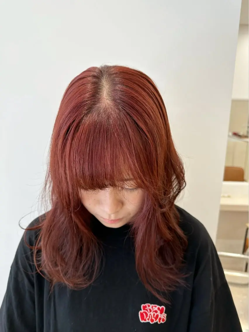 セミロング カラー 越後 遥/ 透明感カラー🪞🤍のヘアスタイル
