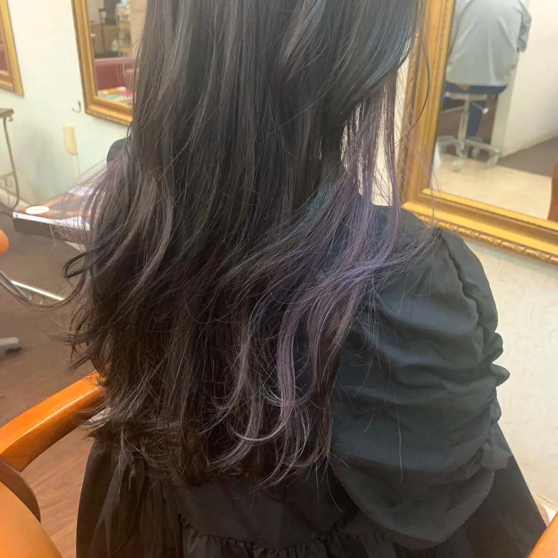 ロング カラー ヘアアレンジ グレージュ ラベンダーカラー ラベンダーグレージュ ラベンダーグレー ハセガワ セイカのエステ・リラクイメージ
