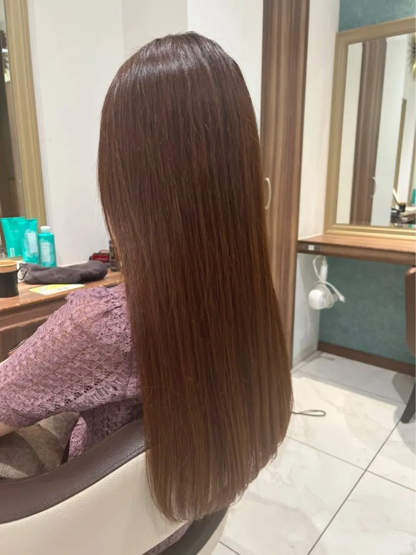 ロング パーマ keany錦糸町 ハセベユウのヘアスタイル