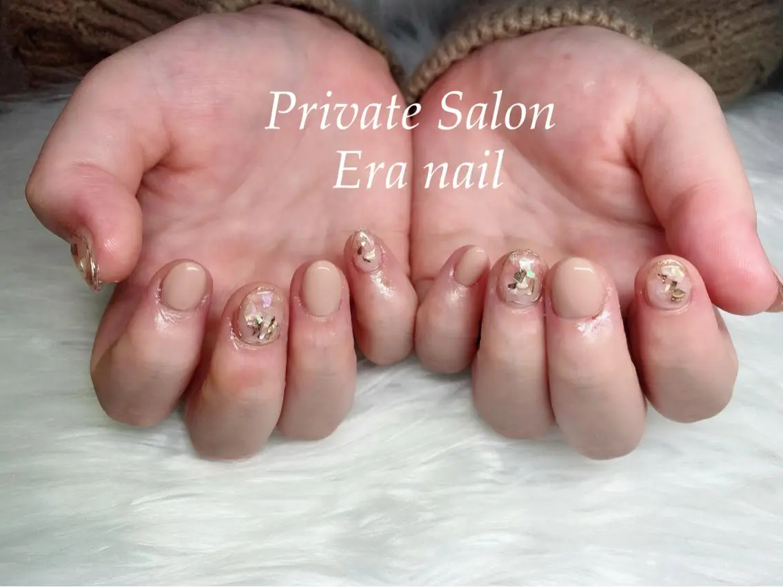 ネイル スカルプネイル ショートネイル Era nailのネイルデザイン