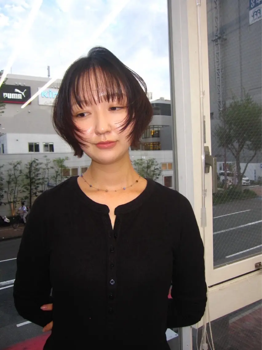 ミディアム カラー カット ヘアカラー トリートメント 天神大名/カラー特化 レイヤー/トレンドのヘアスタイル