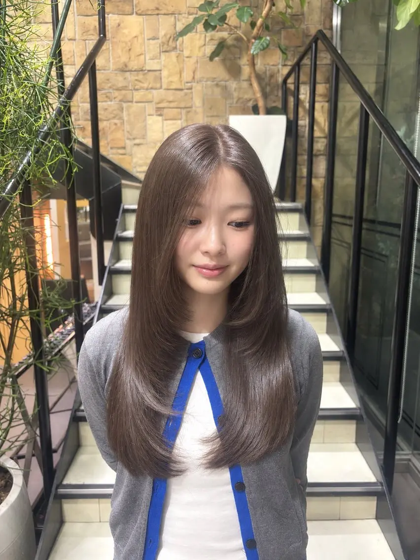 ロング ヘアカラー ハイトーン/透明感 カイリ💕🫧のヘアスタイル