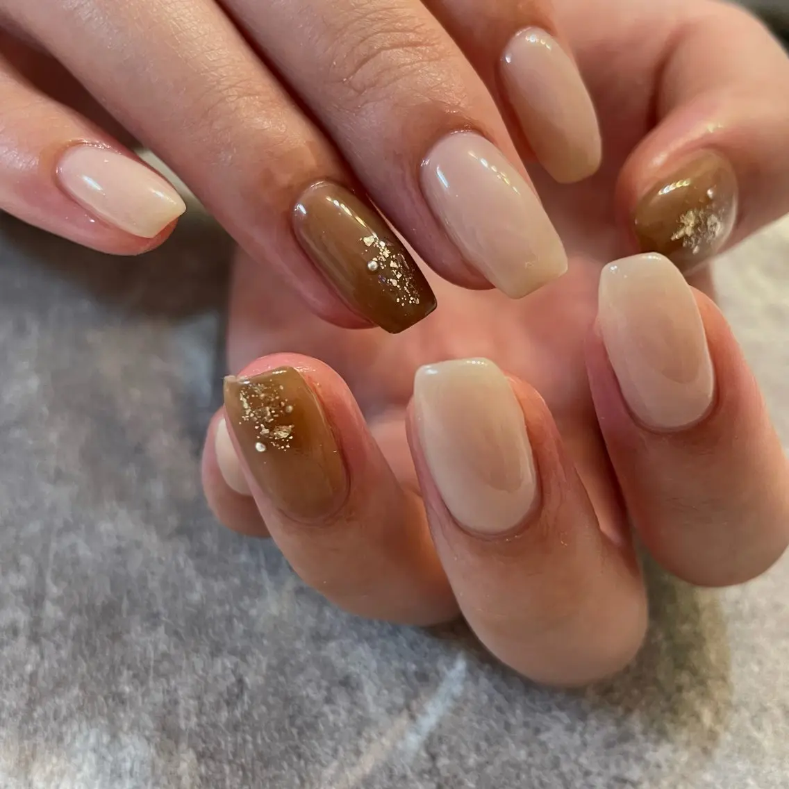 ネイル ハンドネイル カメレオン京橋🌻 草葉由佳のネイルデザイン