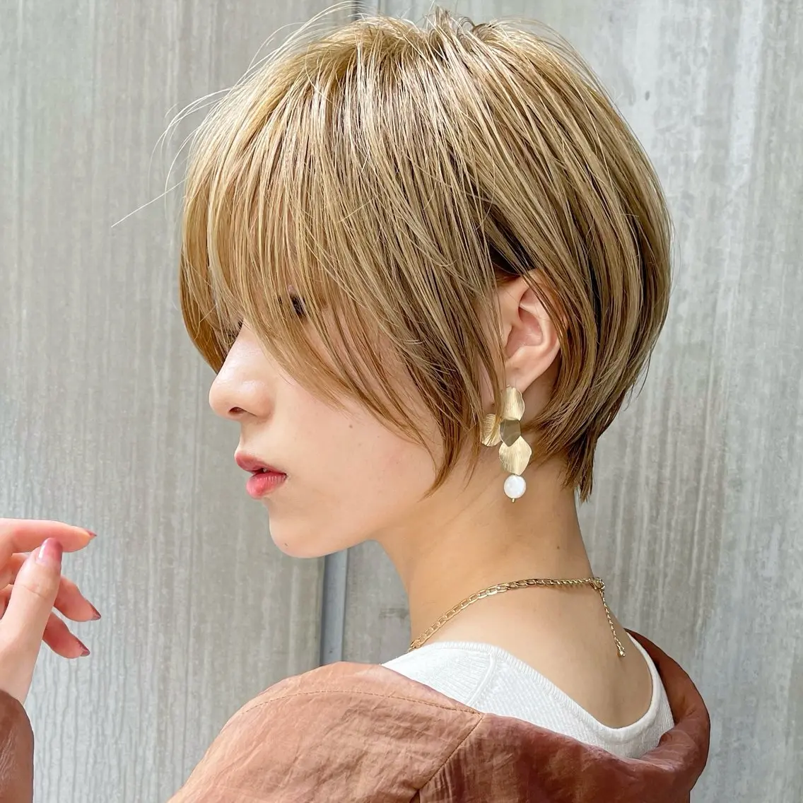 ショート カット ヘアカラー トリートメント 朝ラク/大人ショート /銀座/若狭真央のヘアスタイル