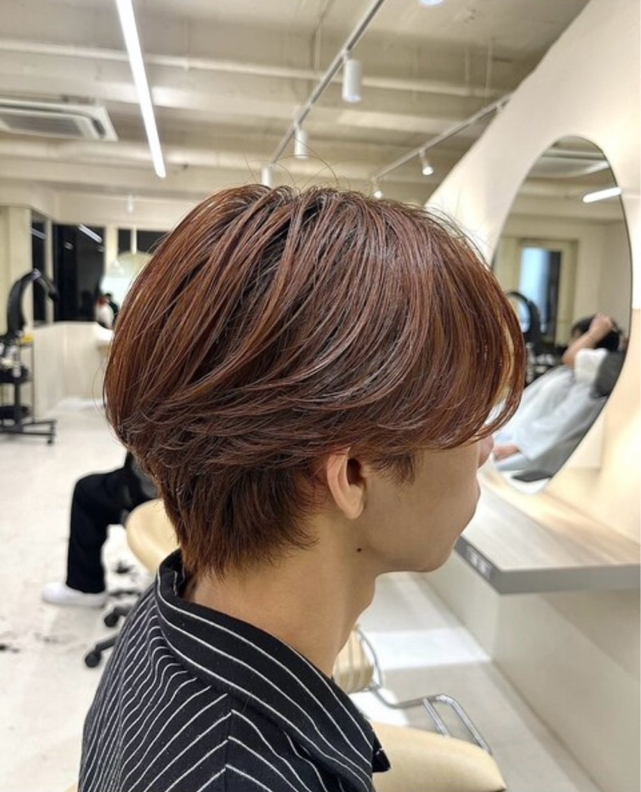 メンズ 縮毛矯正 トリートメント 重松 丈博のヘアスタイル