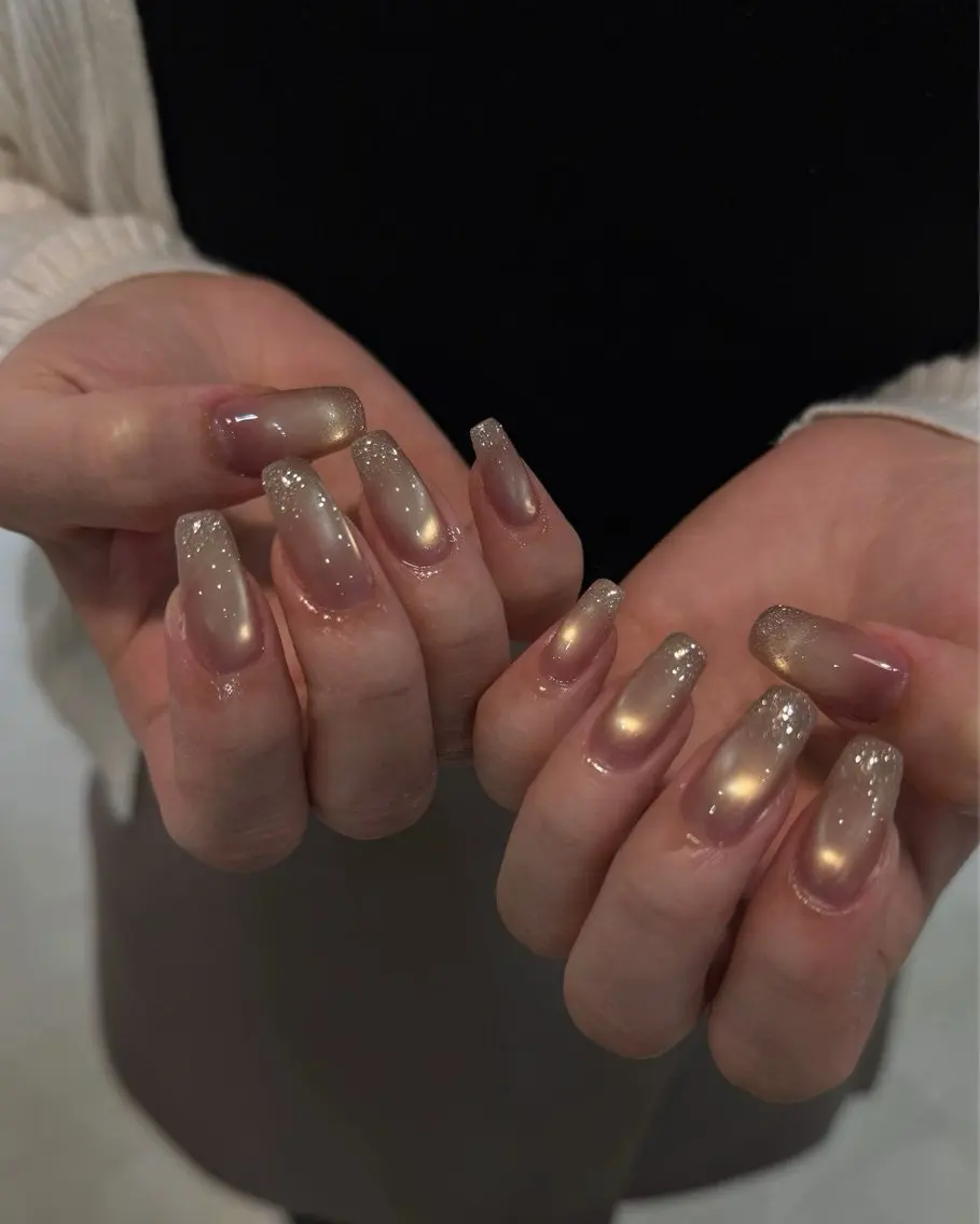 ネイル 韓国ネイル 持ち込み ニュアンスネイル ネイルチップ ハンドネイル Doraemi ANA.CHUOのネイルデザイン