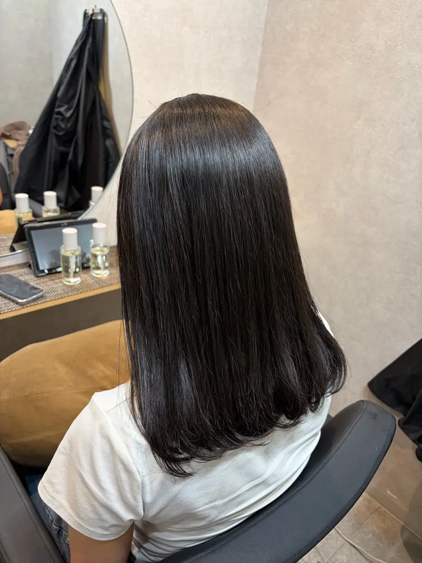 ロング カット トリートメント うみやま まゆこのヘアスタイル