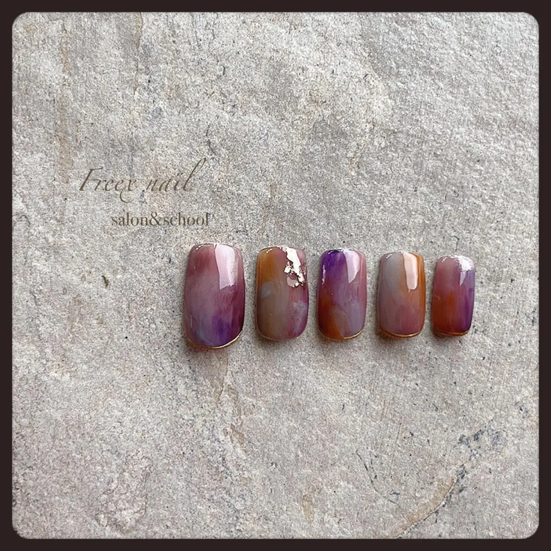 ネイル 大理石ネイル(マーブル) ニュアンスネイル ハンドネイル ハンドケア freex nail /ニュアンス/個性派のネイルデザイン