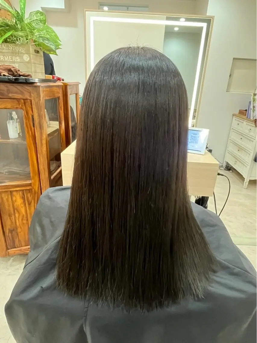 カラー 菅原 ゆめはのヘアスタイル