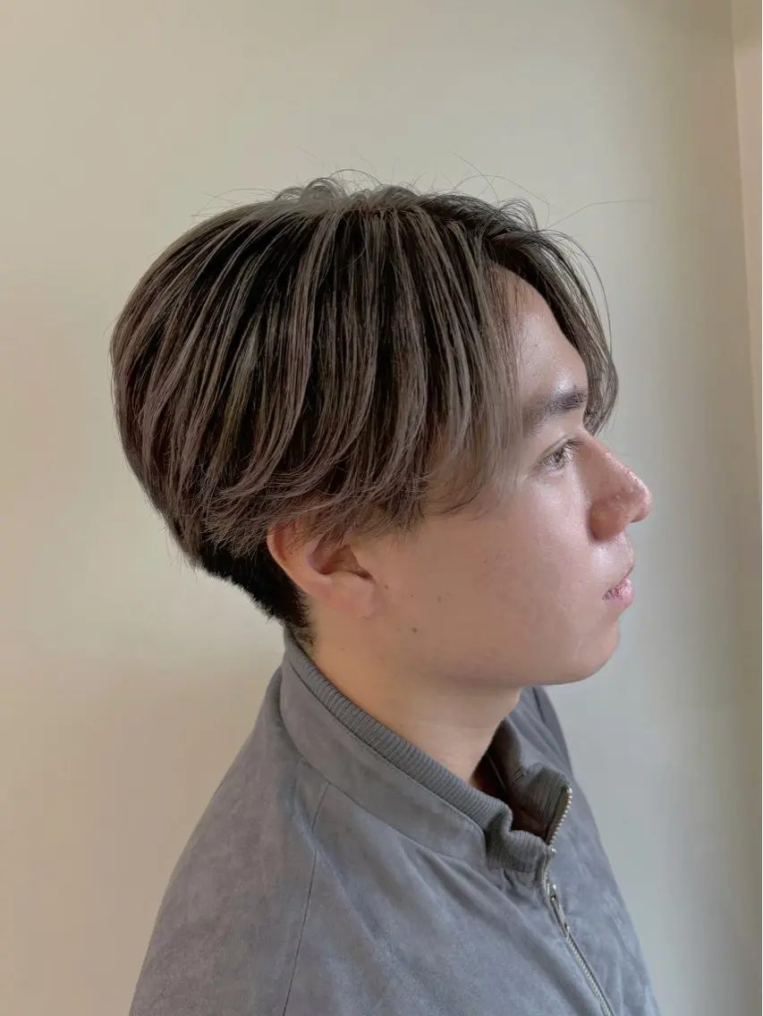 ショート カラー メンズ [渋谷美容師] 玲弥のヘアスタイル