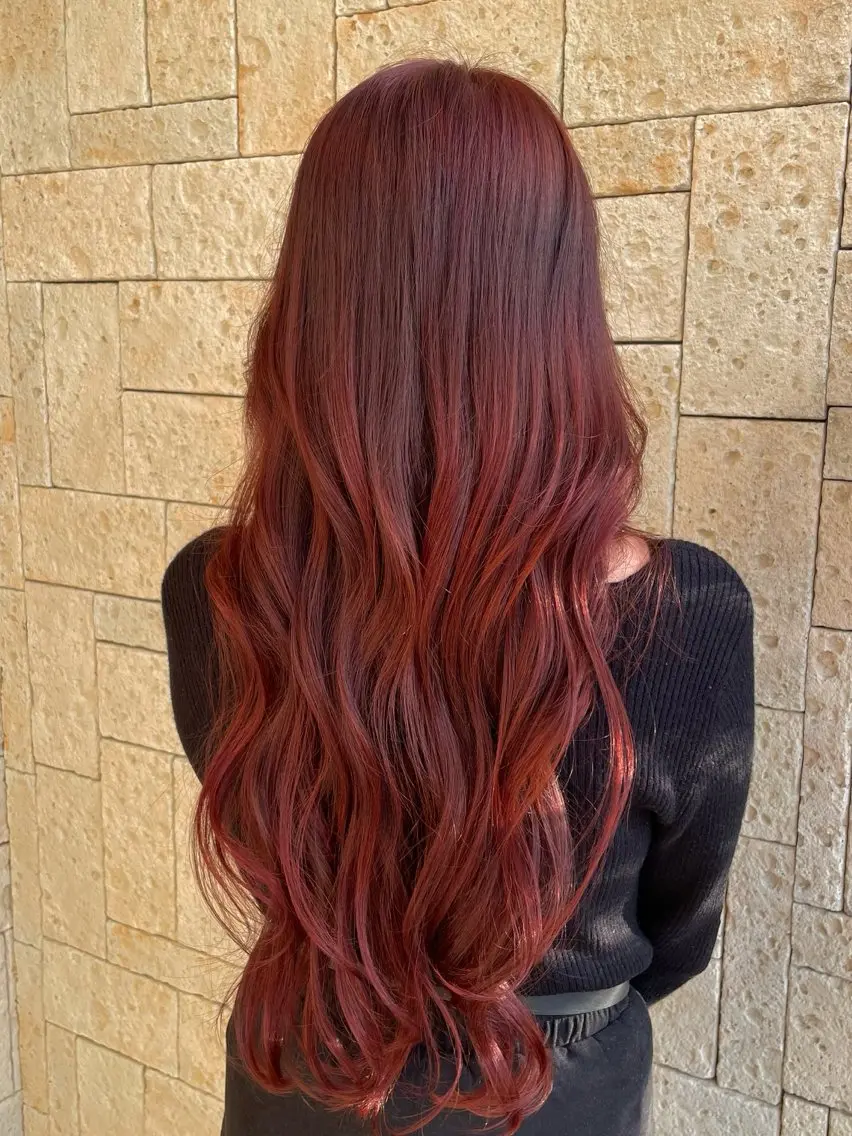 ロング ヘアカラー トリートメント 木村 一葵のヘアスタイル