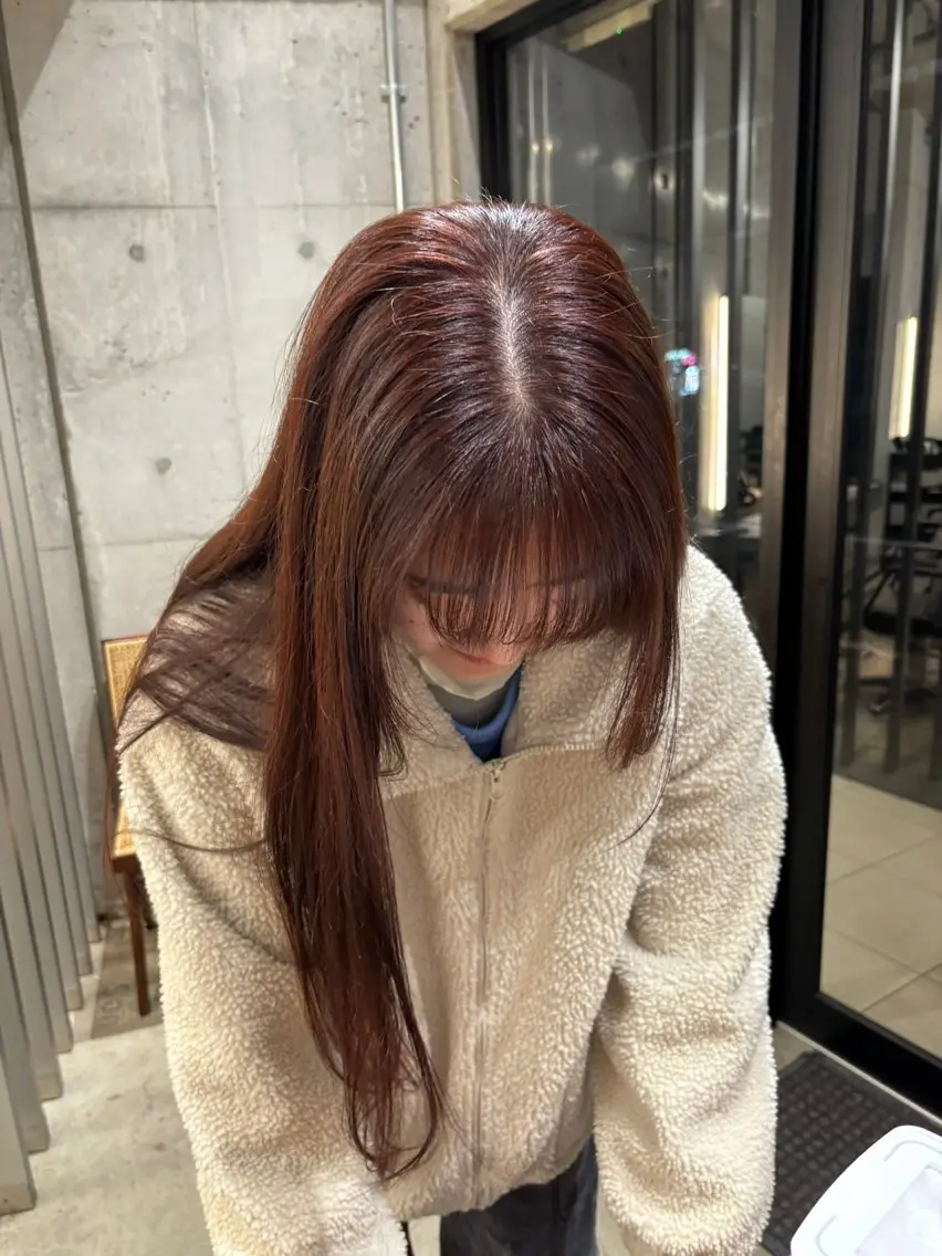 カラー ヘアカラー 飯田 優恵のヘアスタイル