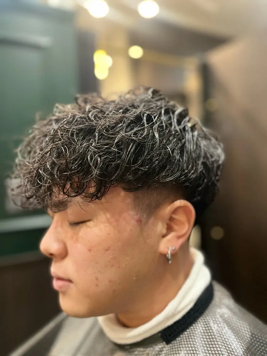 ショート パーマ 北川和歩 /メンズカットのヘアスタイル