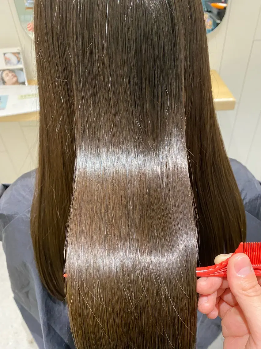 ロング カラー カット トリートメント メンズパーマ・ カット モリヤ🌺のヘアスタイル