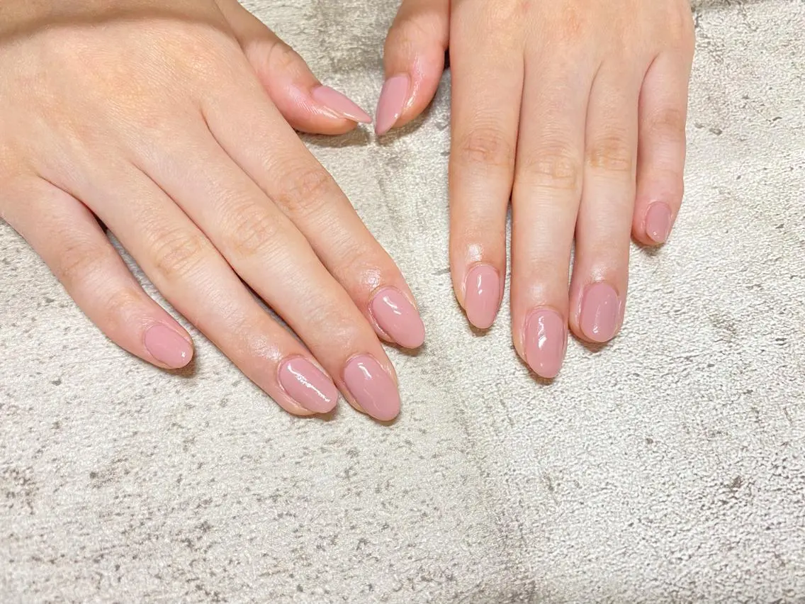 ネイル ピンク ハンドネイル mogunail &blowのネイルデザイン
