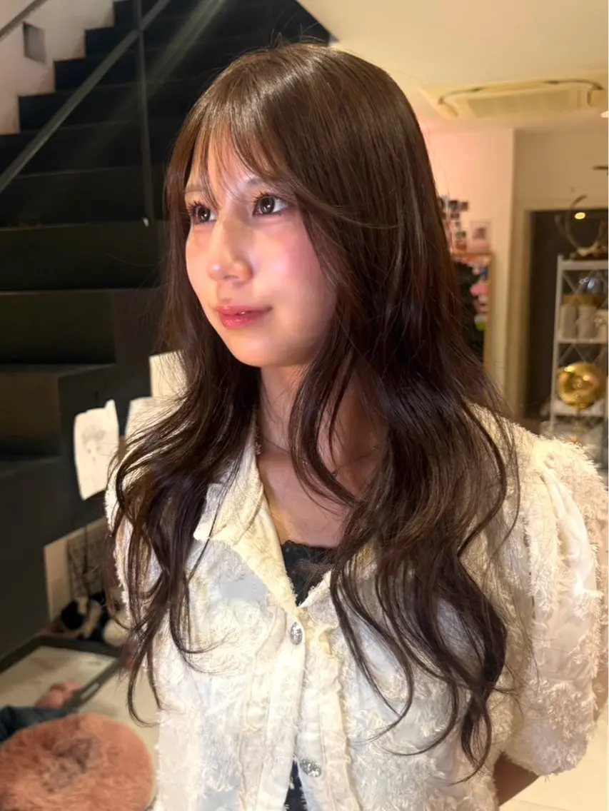 ロング ヘアカラー Hanae/ 岡崎市美容院のヘアスタイル