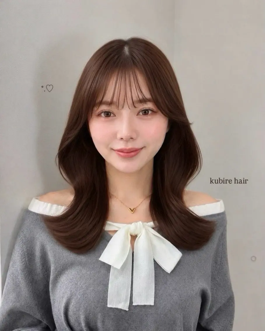 ミディアム ヘアカラー トリートメント ヘアセット 𝗆𝗂𝗒𝗎 🐈‍⬛🎀のヘアスタイル